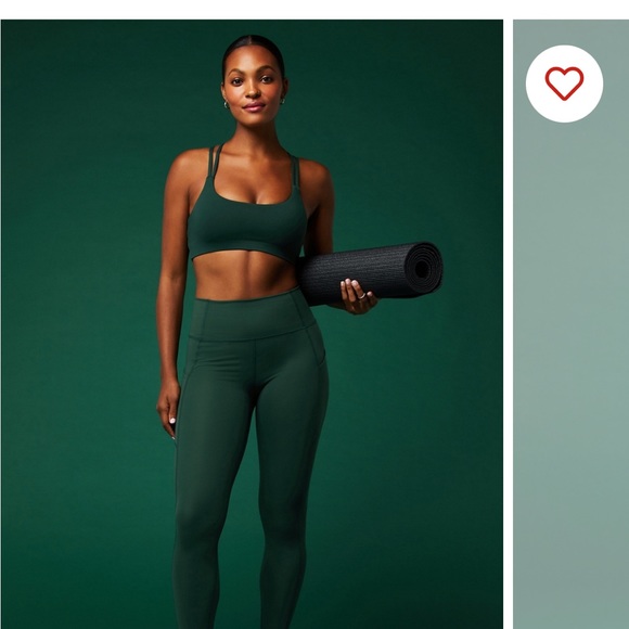 Fabletics Oasis PureLuxe High Waisted Leggings in Everpine - Picture 3 of 3